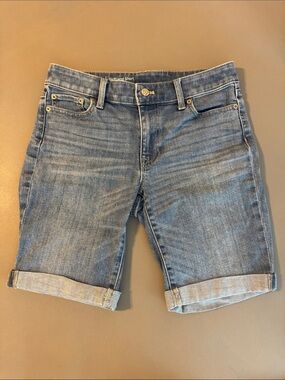 Talbots Flawless Girlfriend Denim Jean Shorts Size 4